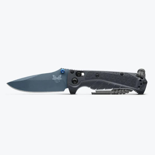Benchmade's hard-use, aquatic EDC known as the “angler's favourite folder” just got a refresh. Meet the 18065BT-01 Mini Adira™, a stealthier variant of the original, built for tasks on deck and off. Donning an understated tempest gray Grivory handle paired with a pop of sapphire blue PVD on the thumbstud, the 18065BT-01 Mini Adira™ sports a nimble 81.5mm drop point bladeof CPM-MagnaCut stainless steel, now with an updated Cerakote blue titanium blade finish. www.defenceqstore.com.au
