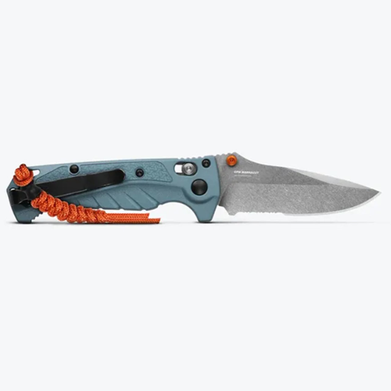 Benchmade's part serrated variant of the quintessential waterman's mini folder, the versatile 18065S Mini Adira™'s serrations bite into line and rope easier than without — a task that’s particularly apparent when a rope’s tension increases when wet. www.defenceqstore.com.au