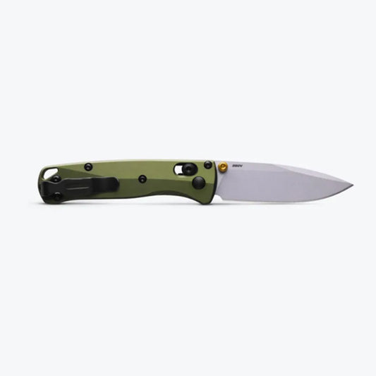 NEW 2025 - The 533SL-10 Mini Bugout® features earthy, Woodland Green anodised aluminum handle scales, a fresh outdoor hue inspired by the vintage camping gear and cookware you might recognise back at camp. www.defenceqstore.com.au