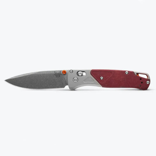 Featuring a premium CPM-S90V stainless steel stonewash polished blade, this unique 535-09 Bugout® has the same stunningly lightweight and compact feel as its predecessors and remains the ideal EDC on any outdoor adventure from the mountain trail to tasks around town. www.defenceqstore.com.au