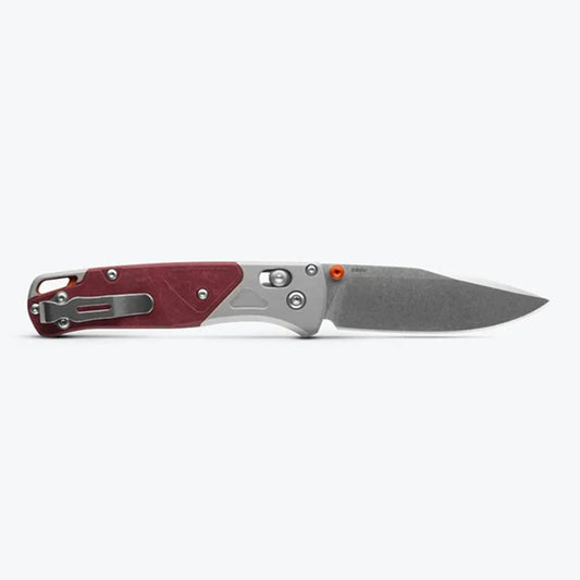 Featuring a premium CPM-S90V stainless steel stonewash polished blade, this unique 535-09 Bugout® has the same stunningly lightweight and compact feel as its predecessors and remains the ideal EDC on any outdoor adventure from the mountain trail to tasks around town. www.defenceqstore.com.au