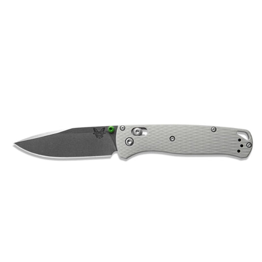 The Bugout™ family continues to expand with the latest addition of the 535-2002 Bugout. Dressed in Grey G10 handles with green accents, this exclusive configuration provides a substantial in-hand feel while maintaining the slim overall profile the Bugout is known for. Upgraded to CPM-20CV blade steel, this Bugout is available in Satin Cerakote finish. Limited to 1000 pieces worldwide. www.defenceqstore.com.au