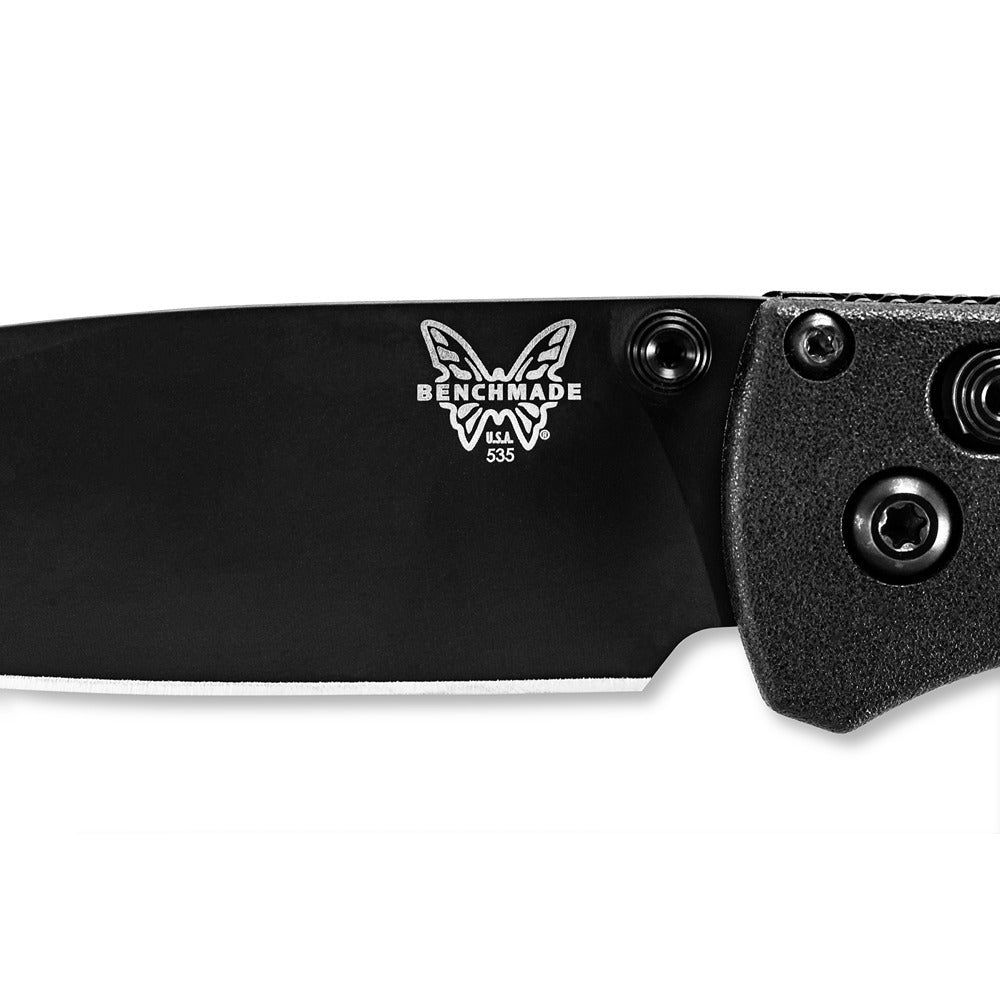 Blacked out from tip to tail, this Bugout® is a favorite amongst customers of all lifestyles. Re-engineered with Benchmade’s CF-Elite™ handle technology, the 535BK-2 weighs in slightly lighter than its predecessors, yet boasts greater rigidity under pressure. Just when you thought the Bugout® couldn’t get any lighter… www.defenceqstore.com.au