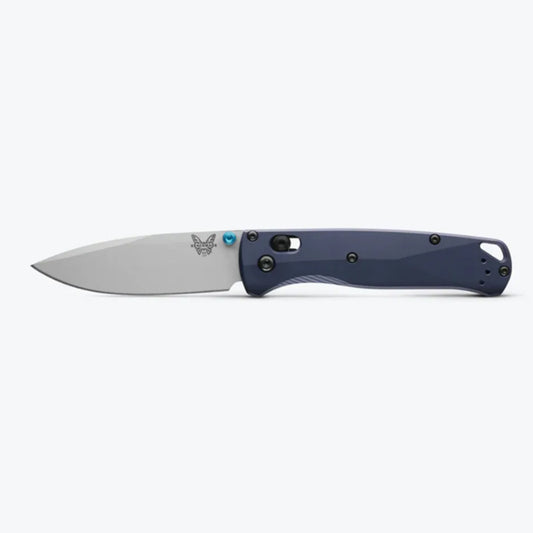 April 2025 release - Benchmade's new 535SL-13 Bugout® is built with a super sleek, ultralight, anodised aluminium handle in crater blue, a colour pulled from profoundly deep waters in nature. www.defenceqstore.com.au