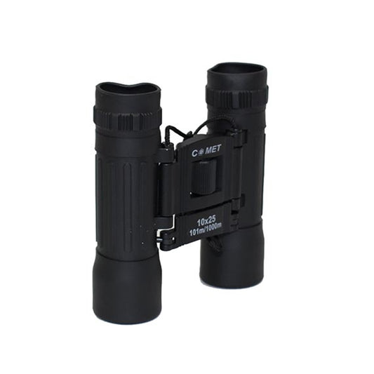 These 10X25 are folding rubber binoculars that features central folding and adjustable eyepieces. As well as having roll down rubber eye cups to make it easier for people wearing glasses. These binoculars are small, compact and lightweight. It also comes with a pouch for portability. www.defenceqstore.com.au