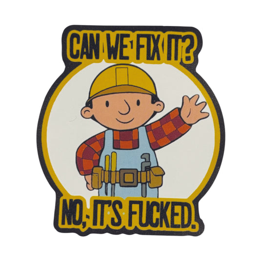 Brighten the mood of RAEME legends on tough days with this uplifting Can We Fix It Sticker! A perfect little boost for those who keep things running smoothly. www.defenceqstore.com.au