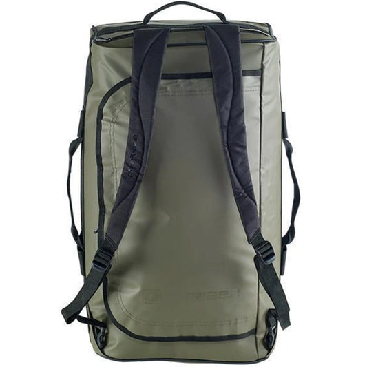The Caribee Titan 50L has been created as a heavy duty, hard wearing gear bag perfect for sports, travel and outdoor use. A tough reinforced tarpaulin material construction combined with heavy duty zip opening for easy access are complemented by the handy concealable shoulder straps that allow you to carry this gear bag on your back, just like a backpack. www.defenceqstore.com.au