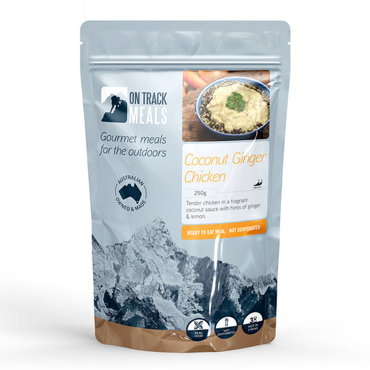 Tender chicken in a fragrant and spicy coconut sauce with hints of ginger and lemon. Perfect with pasta or rice.
Medium Spice 🌶🌶
Forget freeze-dried! The best way to refuel after adventures in the outdoors is with real food.
www.defenceqstore.com.au