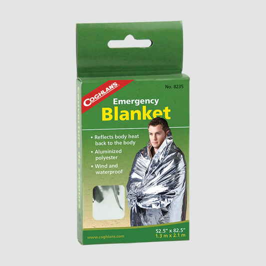 A compact, lightweight blanket made from aluminized, non-stretch polyester. Stays flexible in freezing temperatures. Reflects body heat back to body. Wind and waterproof. www.defenceqstore.com.au