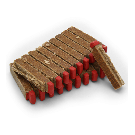 No matches, paper, or kindling required. Handy, odourless Fire Lighters make lighting a fire quick, easy and clean. Stick burns approximately 7 minutes. www.defenceqstore.com.au