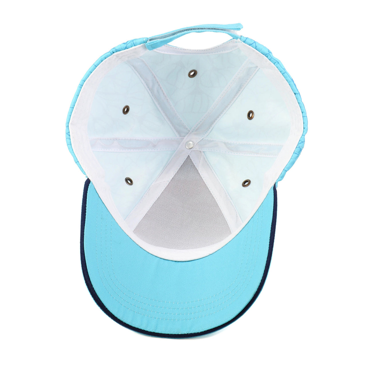 This exquisite panel cap features a seamless front panel displaying a stunning full-colour stained-glass poppy design. The aqua-coloured cap also showcases a subtle line art rendition of the same poppy motif on its remaining panels. Enhanced with deep turquoise piping along the brim, this cap exudes a polished look. With an adjustable hook-and-loop strap, it offers a perfect fit. www.defenceqstore.com.au