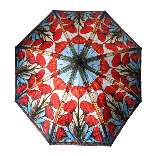 Stay dry and stylish with the Courage, Honour, and Sacrifice Poppy compact umbrella. This lightweight, compact umbrella is the perfect accessory to slip into your handbag, backpack, or car, ensuring you're always prepared for unexpected weather. www.defenceqstore.com.au