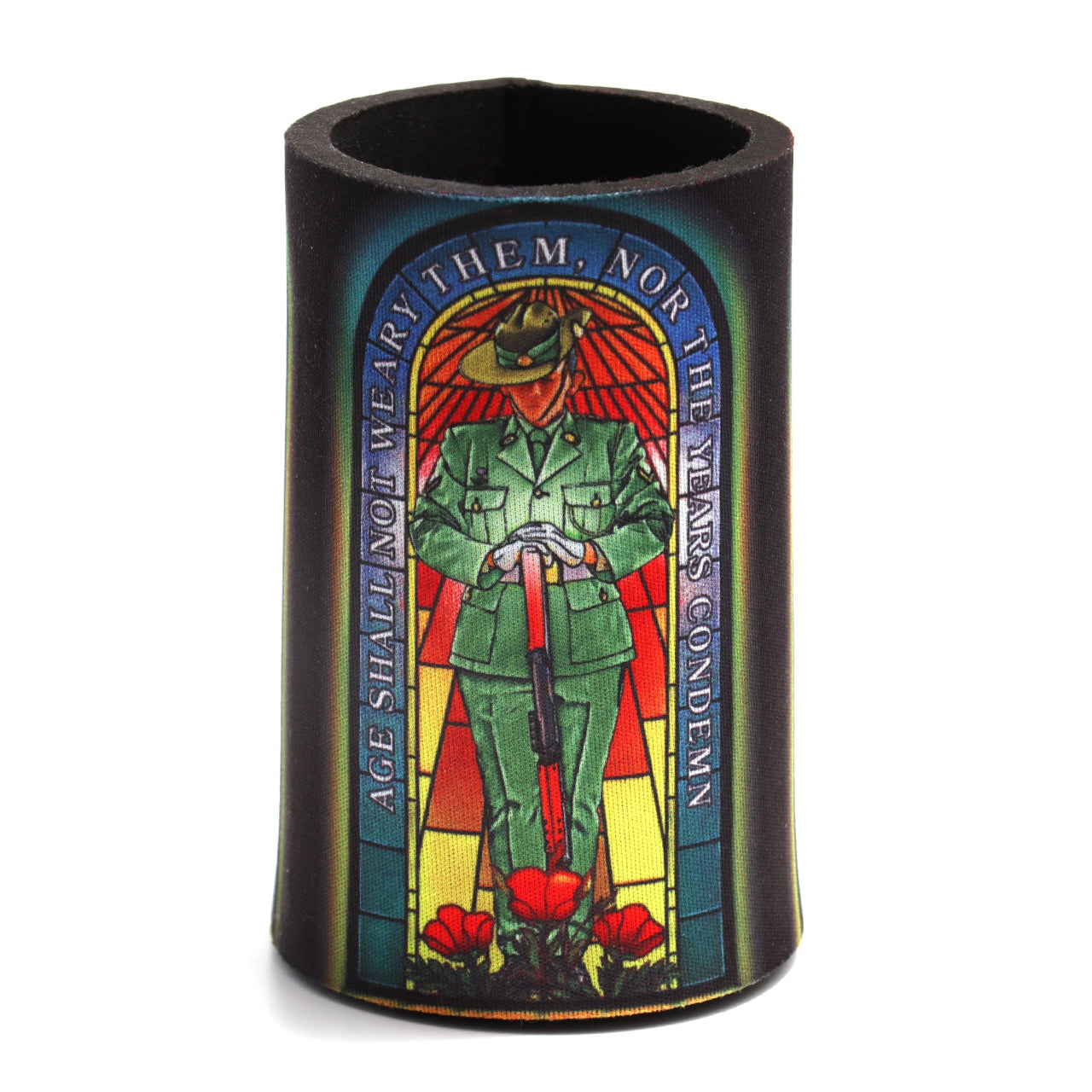 Inspired by the timeless beauty of stained-glass windows, this cooler is a stunning tribute to the Courage, Honour, and Sacrifice of all Australian service men and women, both past and present. www.defenceqstore.com.au