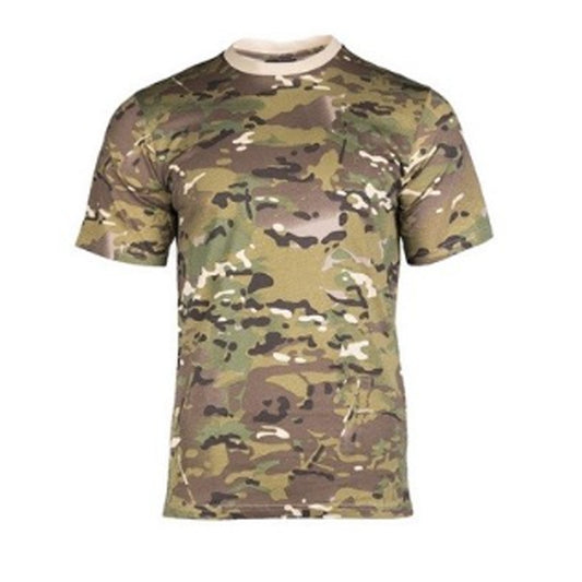 100% cotton crew neck t-shirt in Multicam!  These lightweight 100% cotton t-shirts are great both around town or out in the bush.  Made from a natural fibre, they do not retain odors as readily as synthetic materials and are breathable. Great for wearing under shirts or on their own!      100% cotton     Crew neck      Warm machine wash www.defenceqstore.com.au