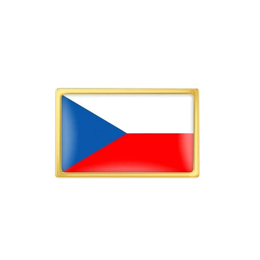 This gold-plated, enamel-filled lapel pin allows you to proudly display the Czech flag while honouring all those who have served or are currently serving in all theatres of war and peacekeeping efforts. Featuring the Czech Flag, it symbolises both national pride and remembrance. www.defenceqstore.com.au