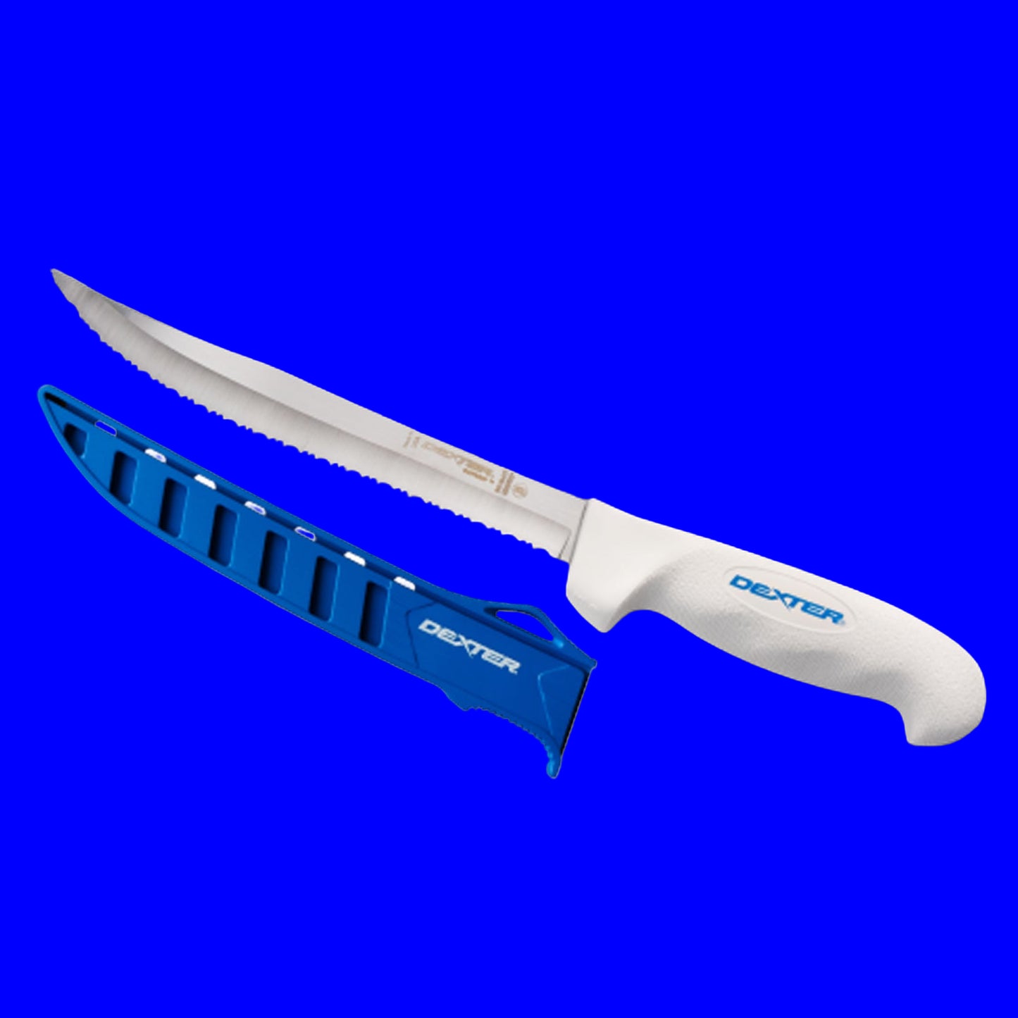 Legendary Tiger Edge scalloped goes through fresh and frozen bait, scales and can fillet a fish with ease. It’s a great all-around knife for bait, cutting cartilage and help processing your fish. It features our SOFGRIP™ handle that is soft to the grip and provides great control along with slip resistance www.defenceqstore.com.au