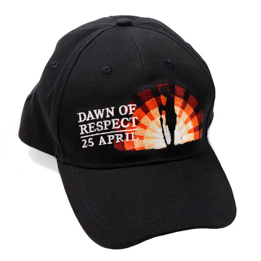 A special Dawn of Respect Cap featuring beautiful artwork honouring the service of Australians from all walks of life. www.defenceqstore.com.au