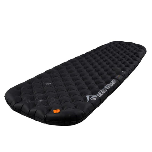 With an R-value over 6, the 10cm thick EtherLightXT Extreme air mat redefines lightweight sleeping comfort for winter adventures around the globe. Sea to Summit's Air Sprung Cells are the reason you will sleep better on this air mat. Each Air Sprung Cell deforms independently and allows the mat to conform to your body shape. www.defenceqstore.com.au