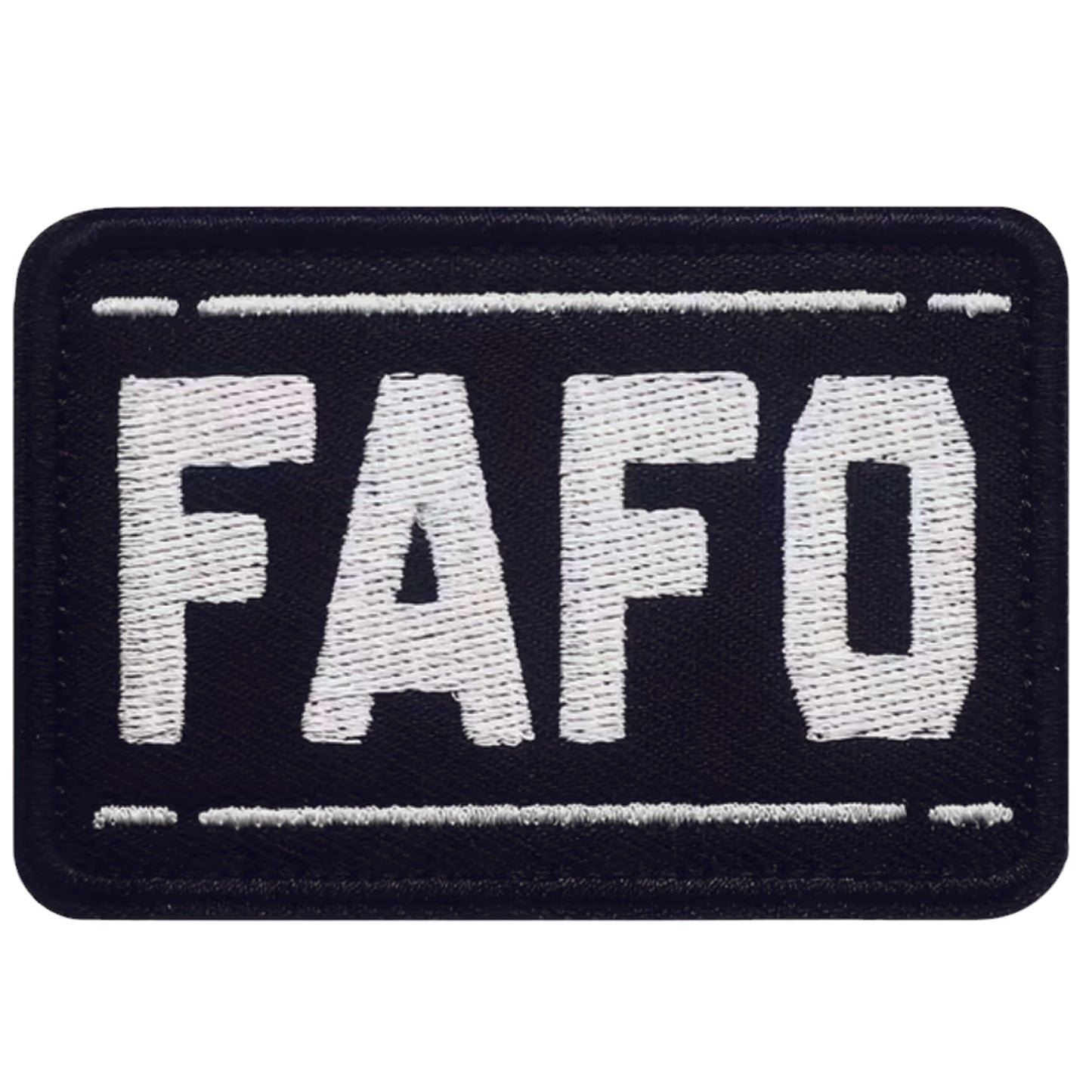 FAFO Morale Patch Velcro Backed, measuring 8x5.5cm, is a striking and durable addition to personalize your gear with style and toughness. Crafted with high-quality embroidery, this patch features a versatile pattern that blends seamlessly with various tactical and outdoor equipment. www.defenceqstore.com.au