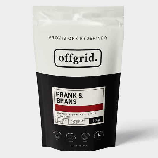 Batch Made this little number is packed with flavour. Smokey chorizo, Pimento, white beans, tomato and olives. A great option for breakfast. Just add a fried egg and your set. www.defenceqstore.com.au front packet