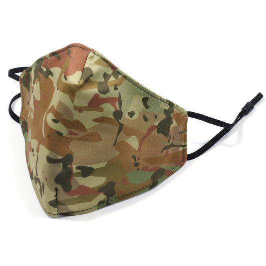 These soft, comfortable, and are manufactured from three layers of fabric. They feature adjustable easy-wear elastic loops, making them convenient and adjust for a comfortable fit. These face masks are designed to protect yourself and your community, while also making a bold statement with their Green Camouflage design. They are ideal for shopping, public transport, or while at work, providing protection from solid particles and droplets. www.defenceqstore.com.au