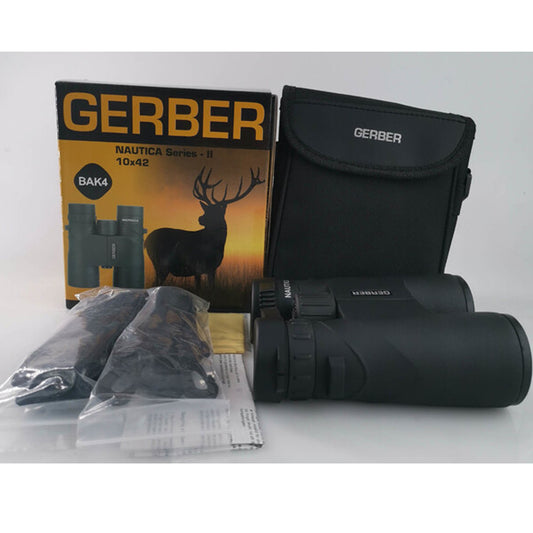 The Gerber 10x42 Waterproof Binoculars are ideal for out on the water. With 42mm objective lens, in low light conditions such as dawn and dusk, image brightness remains stable www.defenceqstore.com.au