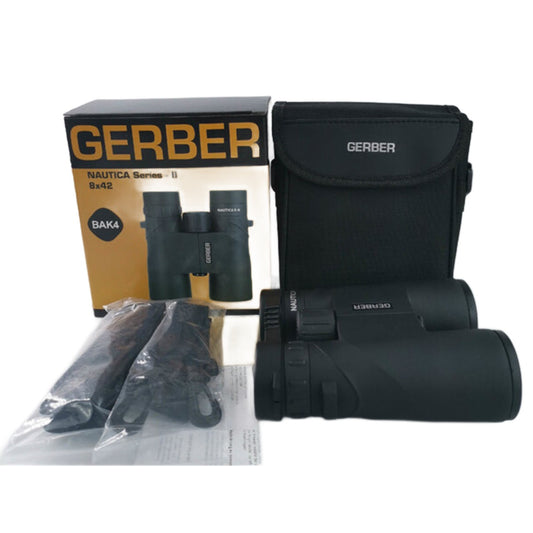 The Gerber 8x42 Waterproof Binoculars are ideal for out on the water. With 42mm objective lens, in low light conditions such as dawn and dusk, image brightness remains stable. www.defenceqstore.com.au