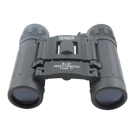 The Gerber 8x21 Binocular&nbsp;is made for action! This binocular has a rubber non-slip grip exterior and is compact and light enough to be taken anywhere – from sports events to bird watching! Weighing a light 160g the Gerber 8x21 binocular folds up for storage inside a shirt pocket, handbag or vehicle glovebox. www.defenceqstore.com.au