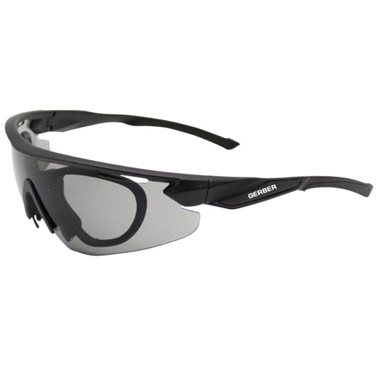 Experience versatility and protection with GERBER Polarized Shooting Glasses. The set includes 3 interchangeable lenses: Grey (Polarised), Smoke, and Yellow. Easily switch lens colors with the convenient nose piece clip and carry everything in the included hard and soft cases for added protection and cleaning. Enhance your shooting experience with these high-quality glasses! www.defenceqstore.com.au