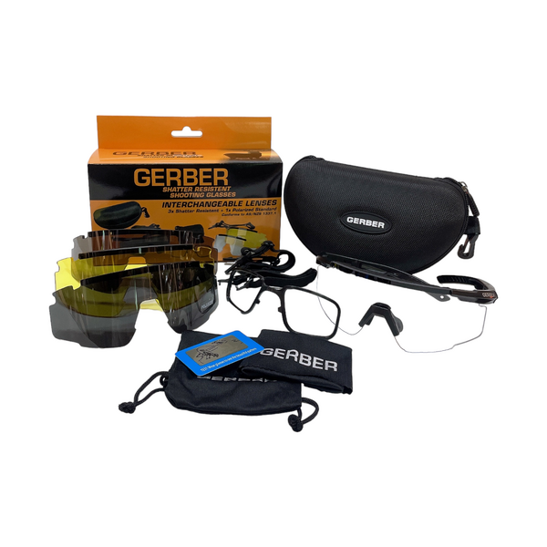 Shooting Glasses are essential for Eye Protection on the range, hunting or cleaning. Shooting Glasses also provide shooters an edge to improve accuracy by assisting with light management and creating target contrast. www.defenceqstore.com.au