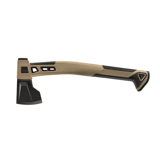 Surviving in the wild takes no shortage of knowledge, a keen awareness, and tools you can depend on when things go sideways. Gear that multi-tasks is key when every ounce is accounted for. The Bushcraft Hatchet addresses two primary needs: starting fire and building shelter. www.defenceqstore.com.au