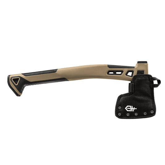 Surviving in the wild takes no shortage of knowledge, a keen awareness, and tools you can depend on when things go sideways. Gear that multi-tasks is key when every ounce is accounted for. The Bushcraft Hatchet addresses two primary needs: starting fire and building shelter. www.defenceqstore.com.au