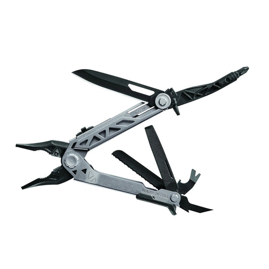 Real professionals, real tools, real jobs. Gerber's Center-Drive Multi-Tool is a game-changing addition designed for real life, heavy-duty work.The thoughtful one-thumb opening design allows for quick deployment of the three full size tools you depend on most: the pliers, the blades, and the screwdriver.  www.defenceqstore.com.au