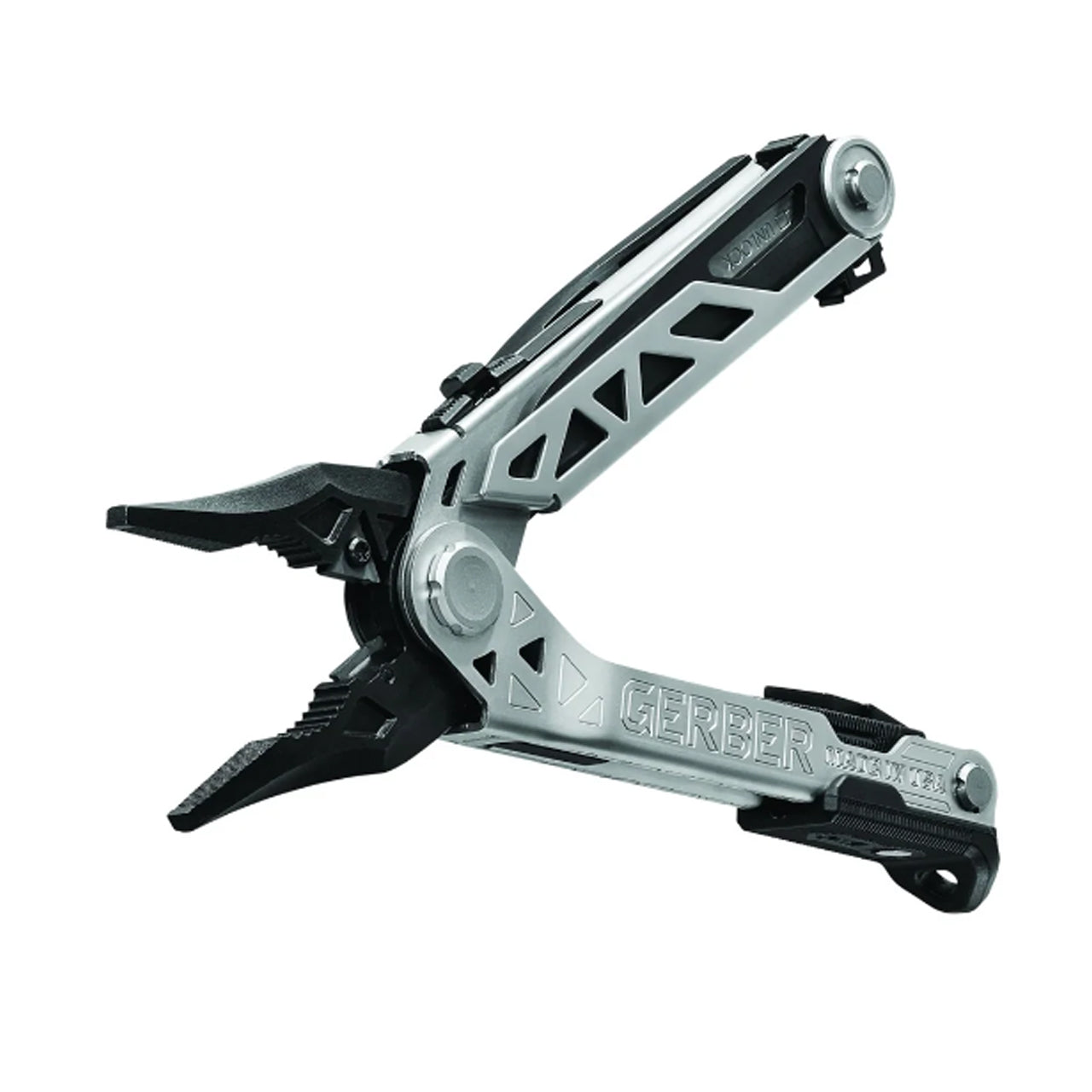 Real professionals, real tools, real jobs. Gerber's Center-Drive Multi-Tool is a game-changing addition designed for real life, heavy-duty work.The thoughtful one-thumb opening design allows for quick deployment of the three full size tools you depend on most: the pliers, the blades, and the screwdriver. www.defenceqstore.com.au