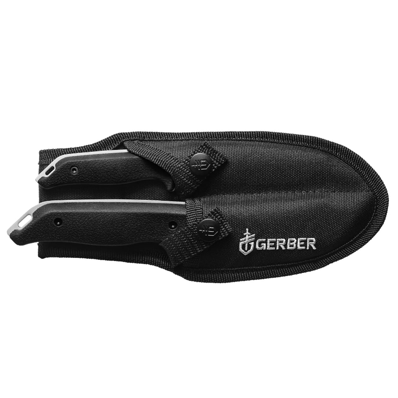 This cleaning kit offers thorough and efficient field dressing, as well as cutting and quartering an animal. The two knife kit has two full tang blades, the larger with a gut hook feature. Both have a moulded rubber handle for comfort and can be sheathed together. www.defenceqstore.com.au