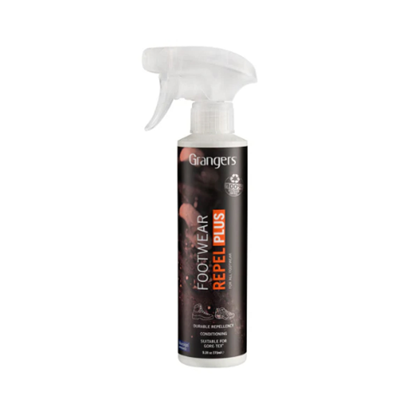 By spraying your footwear with this simple-to-use formulation, your feet will stay dry, regardless of the weather. It's suitable for all upper materials and now has added conditioning for leather, nubuck and suede. It’s simple to use, harmless to the environment, it also comes in our new 100% Post-Consumer Recycled (PCR) bottle containing Ocean Waste Plastic (OWP) and all you do is spray on, allow to dry and your feet will be fully protected once more. www.defenceqstore.com.au where the army shops