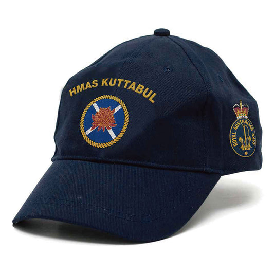 The HMAS Kuttabul Policy Cap is a must-have accessory for military enthusiasts. Made from high-quality heavy brushed cotton, this cap features the iconic Navy Ceremonial badge on the left side. www.defenceqstore.com.au