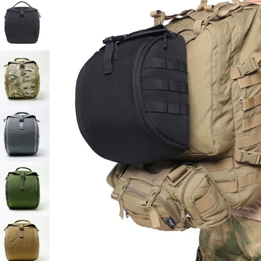 This incredible Tactical MOLLE Helmet Pouch is the perfect addition to your hiking and camping arsenal. Not only does it protect your helmet from the harshest elements, but it features two inner mesh pockets for accessories. What's more, the MOLLE grids on either side can be used to attach small pouches, adding even more value to your gear! www.defenceqstore.com.au