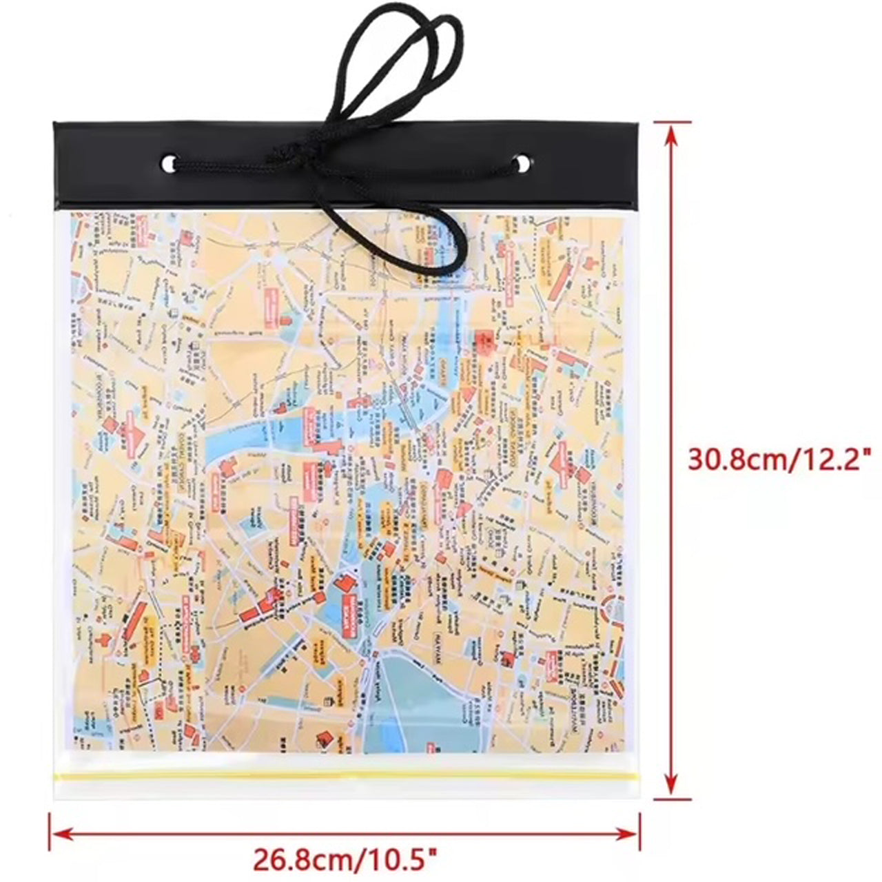 This incredible Waterproof Map Case by Stealth Ops Gear boasts a durable PVC material and features a reliable zipper closure to protect your maps from water damage. With a clear design and a generous size of 30.8x26.8cm, you'll be able to keep your maps safe and dry on any adventure! www.defenceqstore.com.au
