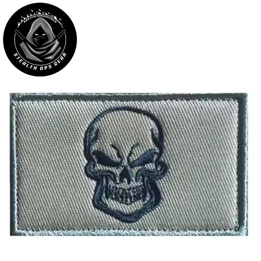 Unleash your creative side with the Evil Skull Black On Coyote Embroidery Patch Hook & Loop. Measuring 8x5cm, this patch features a stunningly embroidered design and a secure hook & loop backing. A must-have for collectors looking for high-quality additions to their collection. www.defenceqstore.com.au