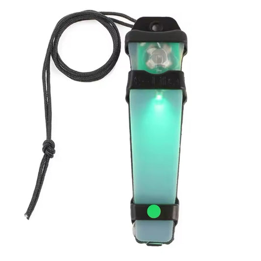 Don't let low visibility hold you back - our Helmet Light Marker Velcro Backed Green is the ultimate solution! With both steady and flashing modes, you can customize your safety lighting depending on your surroundings. With its durable CR2016 battery, you won't have to worry about replacing it anytime soon. Plus, with a water rating of IP6, you can confidently tackle any weather conditions. Don't wait any longer, grab yours now and hit the road with peace of mind! www.defenceqstore.com.au