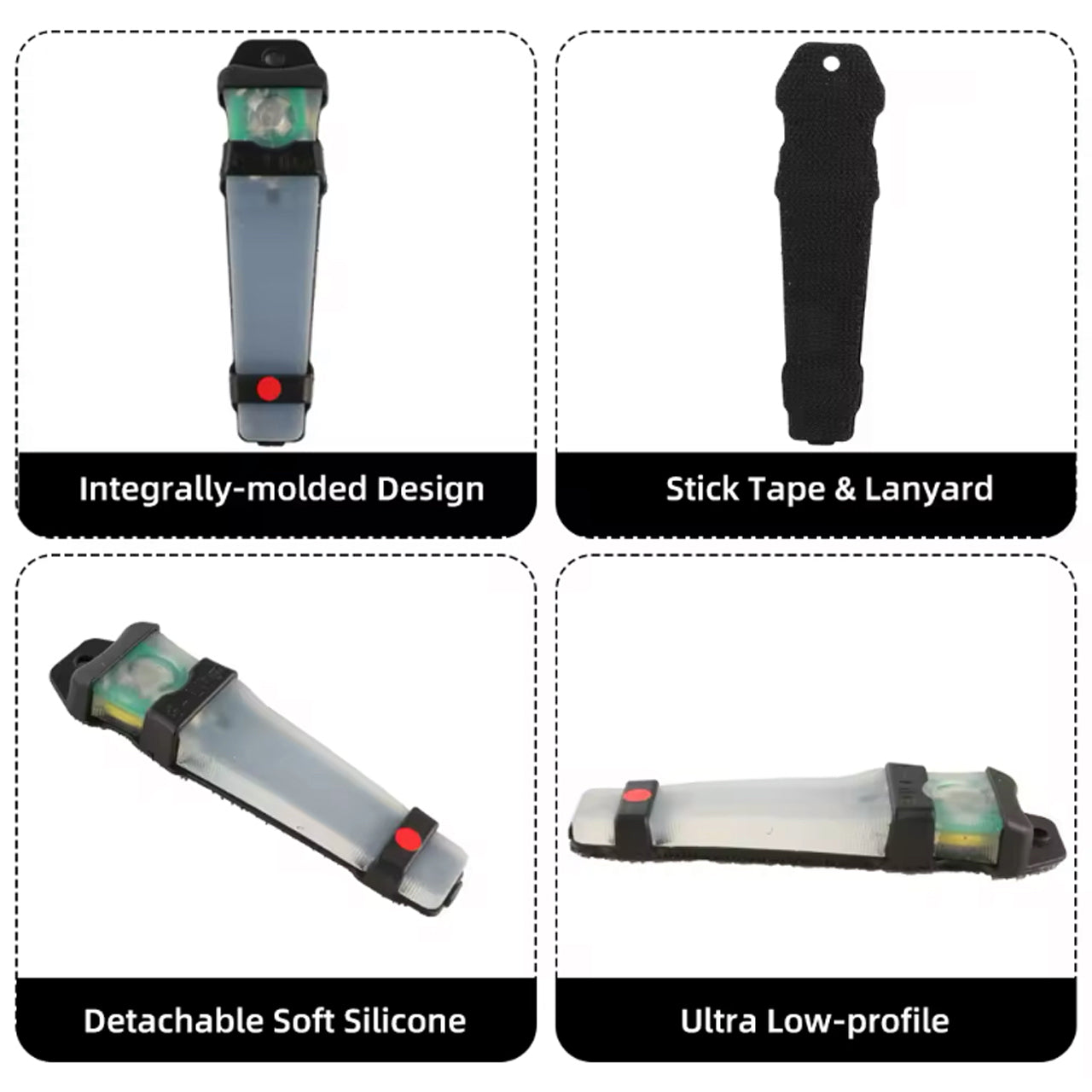Don't let low visibility hold you back - our Helmet Light Marker Velcro Backed Green is the ultimate solution! With both steady and flashing modes, you can customize your safety lighting depending on your surroundings. With its durable CR2016 battery, you won't have to worry about replacing it anytime soon. Plus, with a water rating of IP6, you can confidently tackle any weather conditions. Don't wait any longer, grab yours now and hit the road with peace of mind! www.defenceqstore.com.au