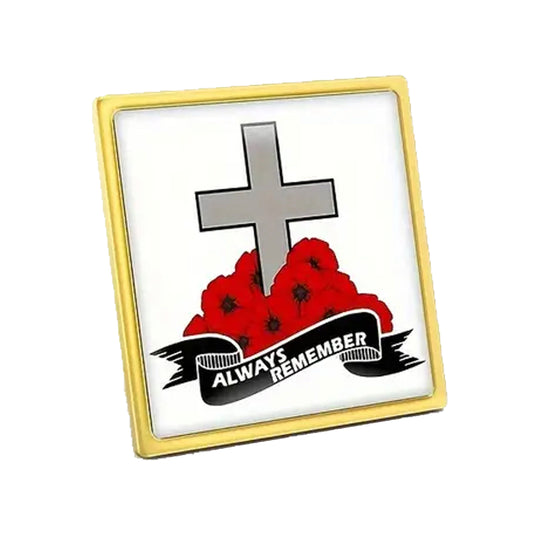The Memorial Poppy Lapel Badge is an emblem of respect and remembrance. It is perfect for those wishing to show their appreciation and offers a stylish enhancement to any outfit. It serves as a commemoration of bravery and a reminder of the sacrifices made for our freedoms. www.defenceqstore.com.au