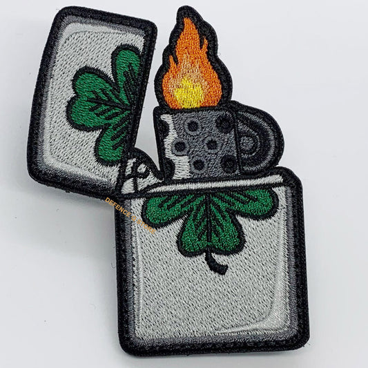 Irish Fire Patch Hook & Loop Size: 7.5x5cm HOOK AND LOOP BACKED PATCH(BOTH PROVIDED) www.defenceqstore.com.au