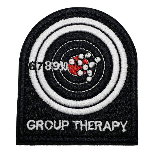 Group Therapy Patch Iron On 7x6cm www.defenceqstore.com.au