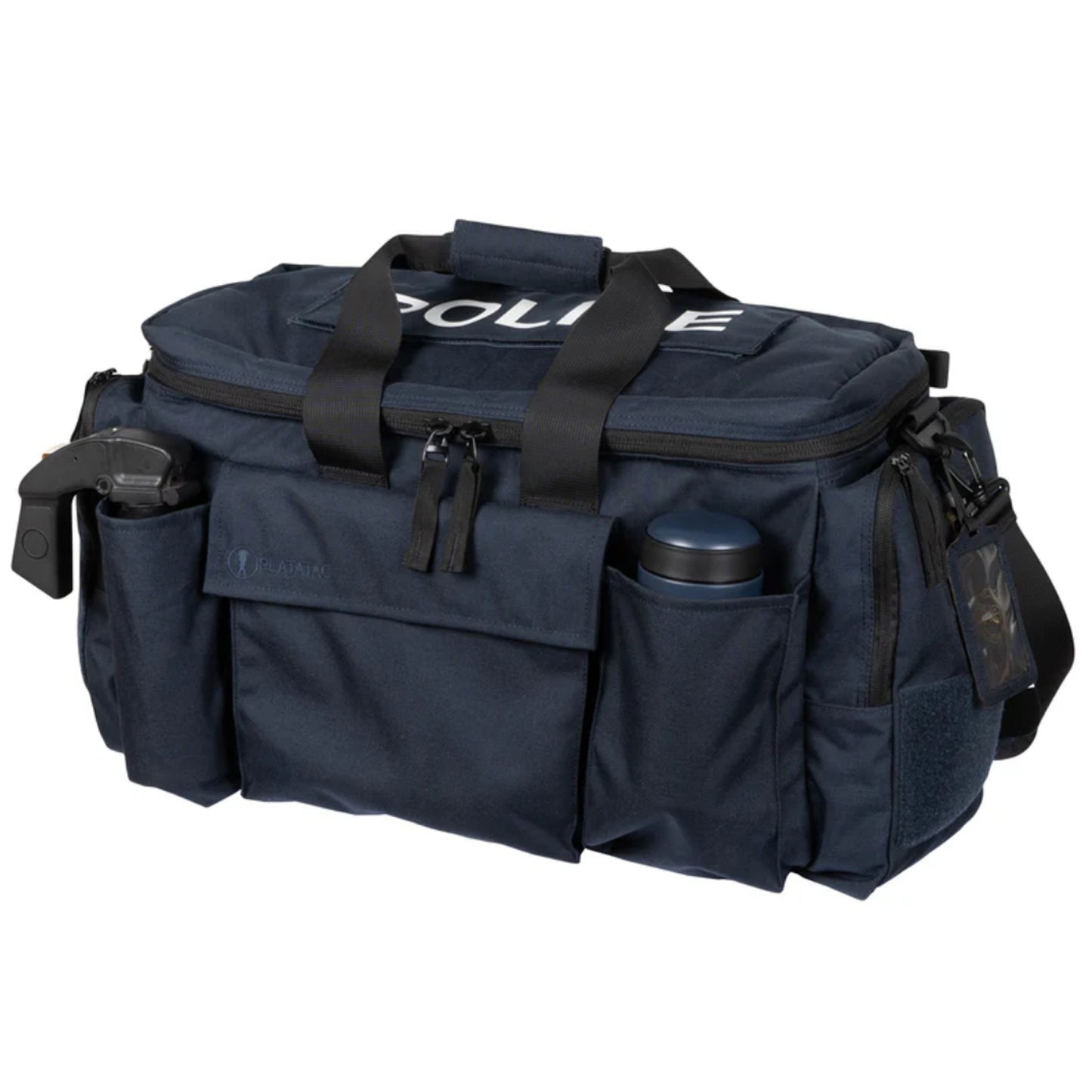 The updated Platatac Police Duty Bag (LE Duty Bag) has been redesigned to better suit the dynamic requirements of the modern officer. With faster access to all areas of the bag, including a large front flip pocket, water bottle pocket, Mk9 Foam pocket, and interior lid pockets that can be accessed in both directions or when the lid is fully opened. www.defenceqstore.com.au