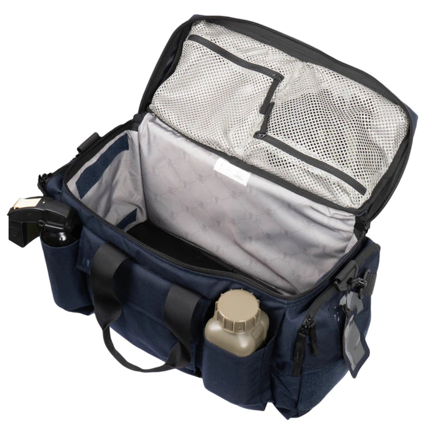 The updated Platatac Police Duty Bag (LE Duty Bag) has been redesigned to better suit the dynamic requirements of the modern officer. With faster access to all areas of the bag, including a large front flip pocket, water bottle pocket, Mk9 Foam pocket, and interior lid pockets that can be accessed in both directions or when the lid is fully opened. www.defenceqstore.com.au