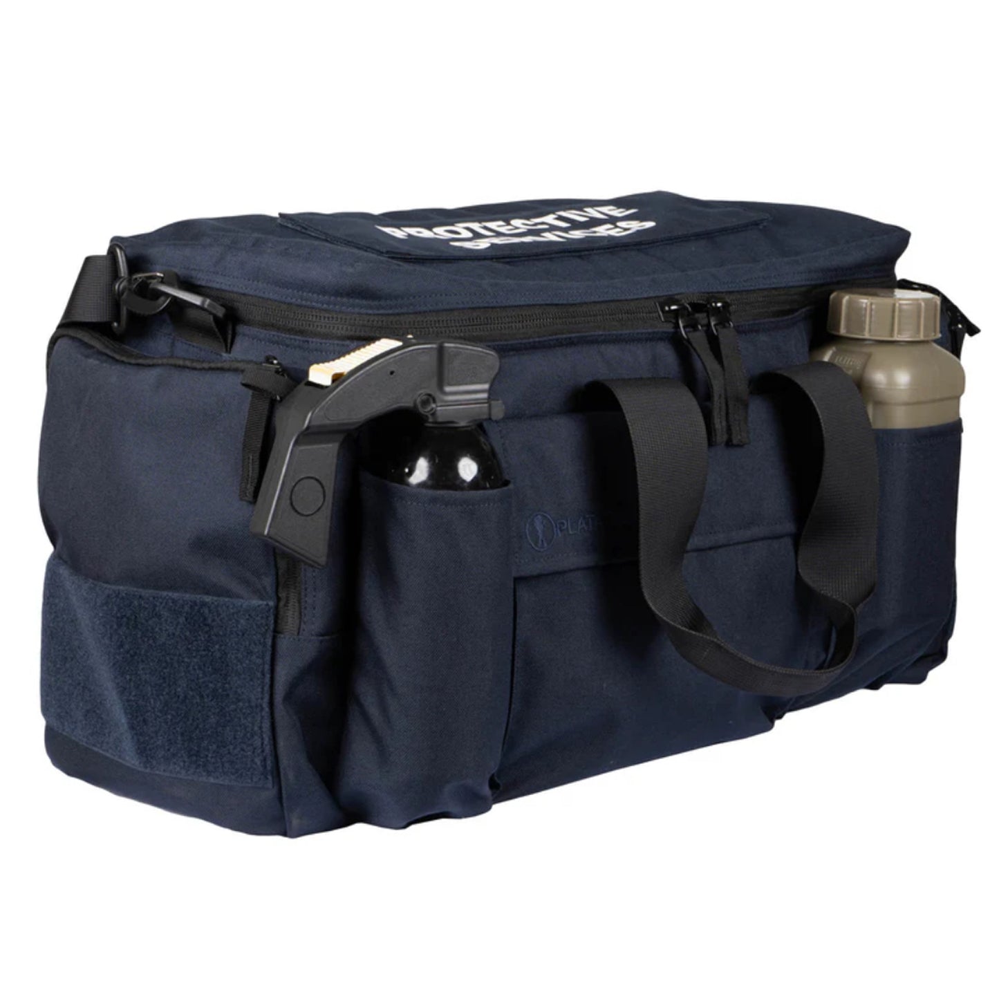The updated Platatac Police Duty Bag (LE Duty Bag) has been redesigned to better suit the dynamic requirements of the modern officer. With faster access to all areas of the bag, including a large front flip pocket, water bottle pocket, Mk9 Foam pocket, and interior lid pockets that can be accessed in both directions or when the lid is fully opened. www.defenceqstore.com.au