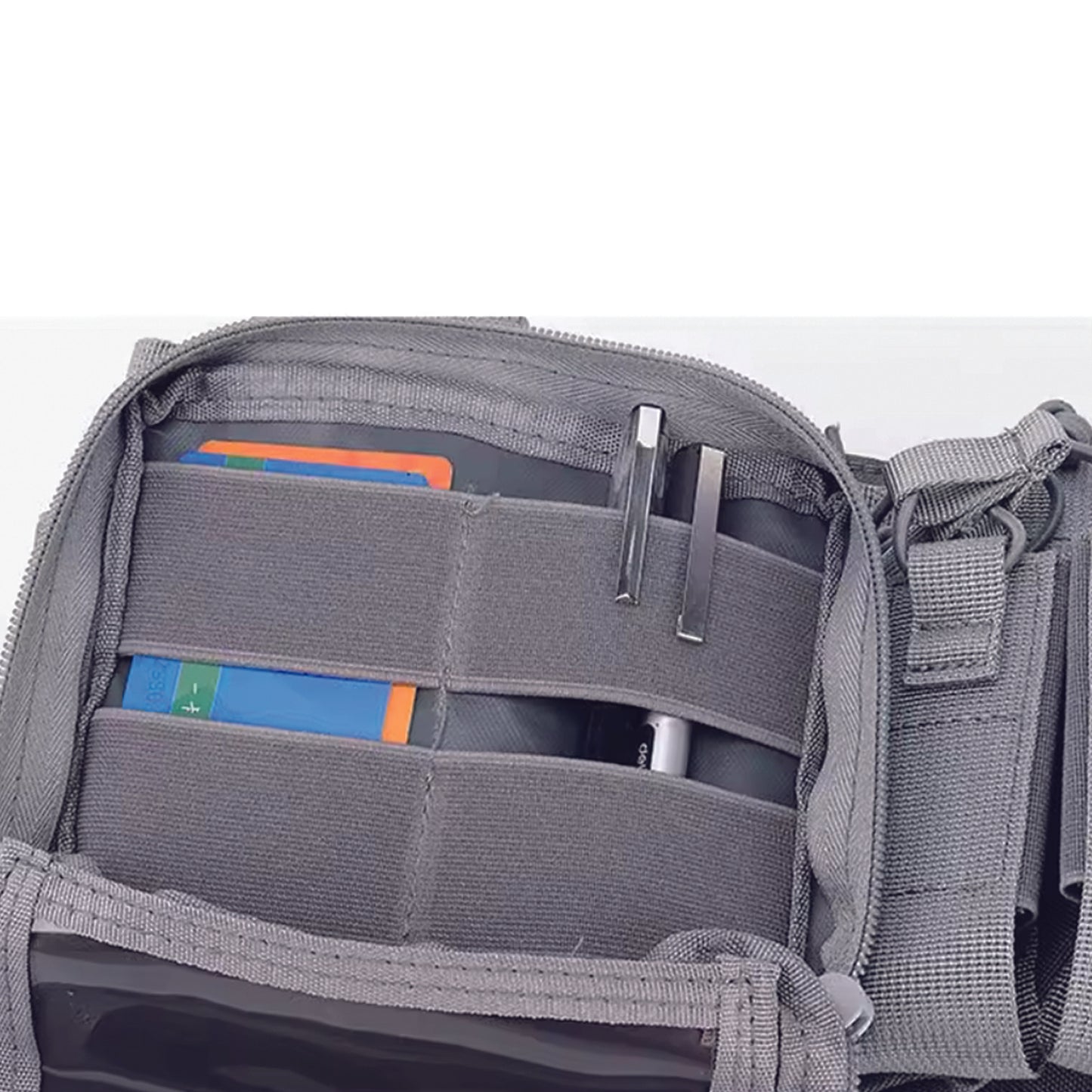 The Stealth OPS Gear Chest Rig Harness in Gray is crafted from durable 500D Nylon, offering strength without the bulk. Its lightweight and compact design ensures maximum mobility and speed with minimal drag. Equipped with four large magazine pouches, two smaller ones, and two front pouches, it’s perfect for airsoft, military drills, and cadet training. Stay agile and prepared with this reliable chest rig. www.defenceqstore.com.au