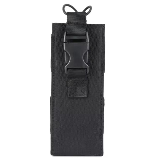 The Everyday Lawenforcement Water Bottle Pouch Black is crafted to fit perfectly with the MOLLE webbing system featured on a wide range of tactical gear. Its secure attachment ensures your water bottle stays firmly in place during any activity, whether you're hiking, camping, or on duty. www.defenceqstore.com.au